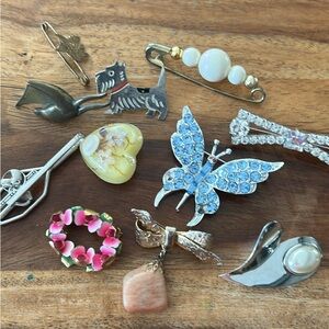 Assorted Brooches/ Pins